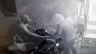 Iğdırda kamuflajlı motosiklet hırsızlığı