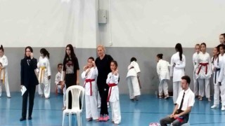İlk defa katıldıkları karate müsabakasında 6 madalya kazandılar