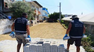 İncirliova Belediyesinin yol hamlesi sürüyor