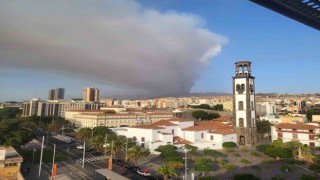 İspanyanın Tenerife Adasında orman yangını çıktı