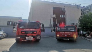 İzmirde hastanede korkutan yangın