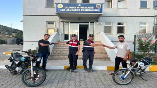 Jandarma, çalıntı 2 adet motosikleti Malatyada ele geçirdi
