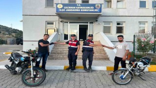 Jandarma, çalıntı 2 adet motosikleti Malatyada ele geçirdi