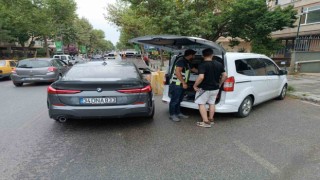 Kadıköyde tehlikeli hareketler yaparak ilerleyen sürücüye 20 bin 342 TL ceza