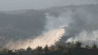 Kahramanmaraşta kontrol altınan yangında 10 dekarlık alan zarar gördü