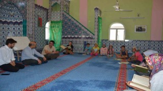 Kaymakam Okumuş Yaz Kuran Kursu öğrencileriyle buluştu