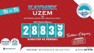 KAYMEK UZEM ile 28 bin 838 öğrenciye ücretsiz eğitim