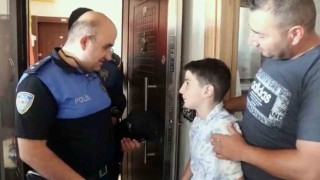 Kayseri polisinden alkışlanacak hareket: Umutu doğum gününde yalnız bırakmadılar