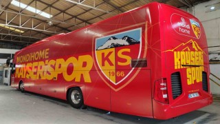 Kayserispor otobüsüne yeni makyaj