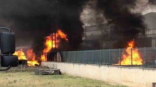 Kimya fabrika yangınında fabrikanın etrafında geniş güvenlik önlemleri alındı