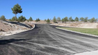 Kır düğün bahçesi yolu asfaltlandı