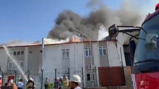 Kırıkkalede CNC atölyesinde yangın: Çok sayıda itfaiye sevk edildi