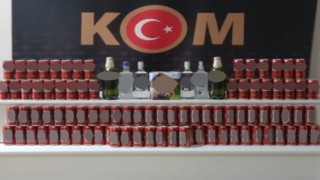 Kırklarelide 63 litre kaçak içki ele geçirildi