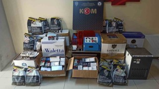 Kocaelide 72 bin 77 dolu ve boş makaron ele geçirildi
