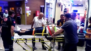 Kontrolden çıkan araç takla atarak ters döndü: 5 yaralı