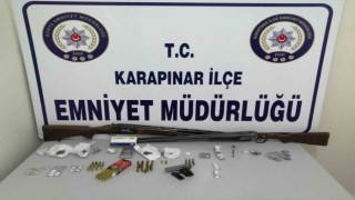 Konyada silah ve uyuşturucu operasyonu