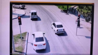 Konyada sürücülere havadan ceza yağdı