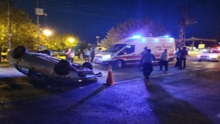 Köpeğe çarpmamak için yaptığı manevra canından ediyordu