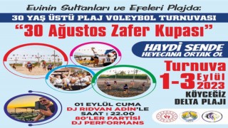 Köyceğizde Plaj Voleybol Turnuvası gerçekleştirilecek