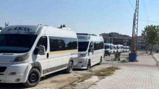 Kuluda okul servis araçları denetlendi