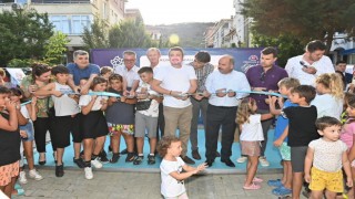 Kumbağ Parkı törenle açıldı