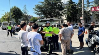 Kural tanımayan motosiklet sürücülerine ceza yağdı