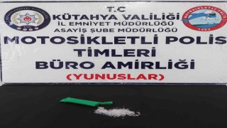 Kütahyada bir kişinin üzerinde uyuşturucu ele geçirildi