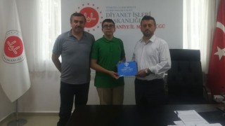 LGS Şampiyonuna Müftü Çakmak’tan Tebrik