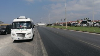 Manavgataya minibüs yayaya çarptı: 1 yaralı