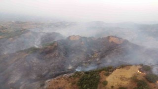 Manisada makilik alandaki yangın kontrol altına alındı