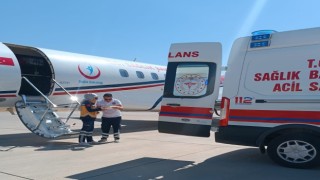 Mardinden ambulans uçak 3 günlük Gülistan bebek için havalandı