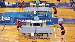 Masa tenisi finalinde 122 sporcu ter dökecek