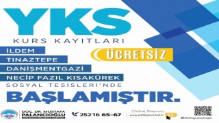 Melikgazi Belediyesi YKS kurs kayıtları başladı