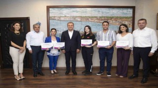 Mersin Büyükşehir Belediyesinden başarılı proje sunan personellere teşekkür belgesi