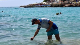Mersin sahillerinde deniz suyu denetimi