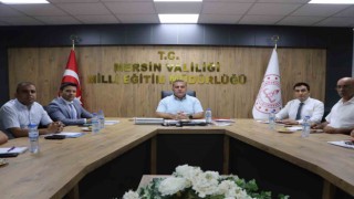 Mersinde yeni eğitim öğretim yılı değerlendirme toplantısı yapıldı