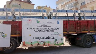 Mersinin Mut ilçesine 42 hayvan sulama teknesi dağıtıldı