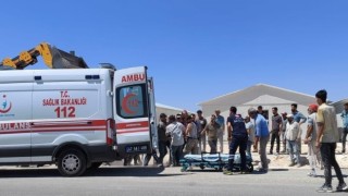 Midyatta inşaat işçisi elektrik akımına kapıldı