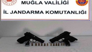 Milasta ruhsatsız silah operasyonu