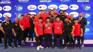 Millilerden U20 Dünya Güreş Şampiyonasında toplam 7 madalya