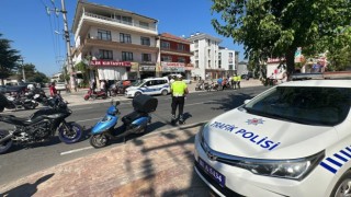 Motosikletlilere ceza yağdı