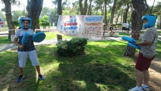 Muğlada çocuklar şenlikte buluştu