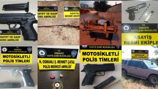 Osmaniye'de asayiş uygulamasında 14 şüpheli tutuklandı
