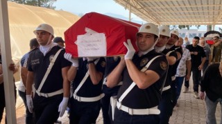 Komşusunu uyardığı için vurulan polis memuru toprağa verildi