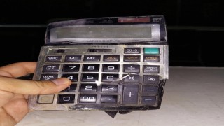 Osmaniye'de sıcaktan hesap makinesi eridi