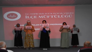 Osmaniye'de Yaz Kuran Kursları kapanış programı düzenlendi