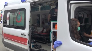 Otomobil ile çarpışan motosikletin sürücüsü yaralandı