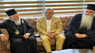 Patrik Bartholomeos Sümela Manastırındaki ayin için Trabzona geldi