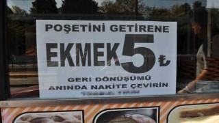 Poşetini getirene ekmek 7 lira yerine 5 lira