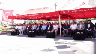 Rahman Camiinin temelleri Keçiörende atıldı